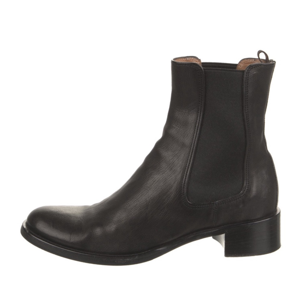 Prada Black Chelsea Ankle Boots